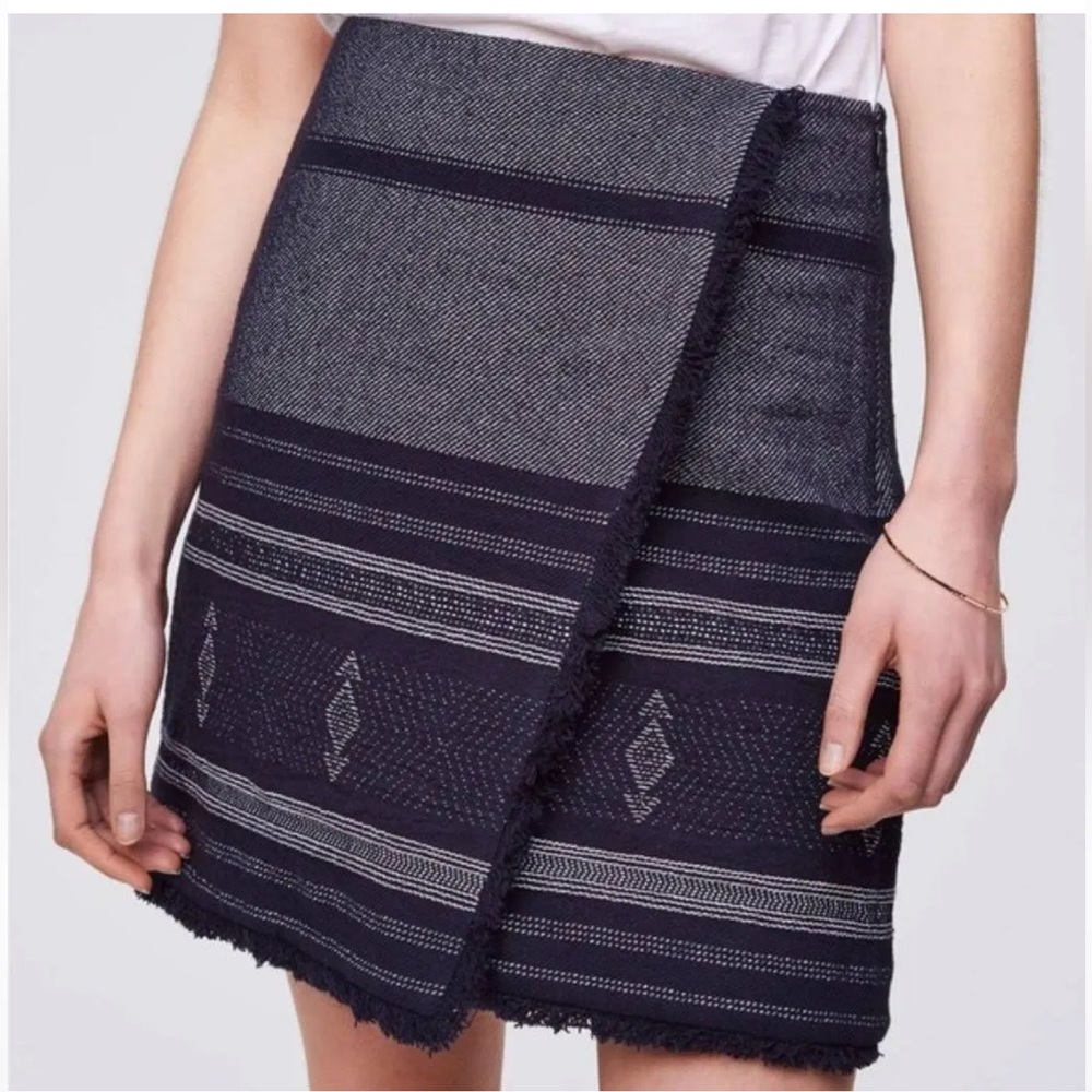 Loft Faux Wrap Pencil Skirt